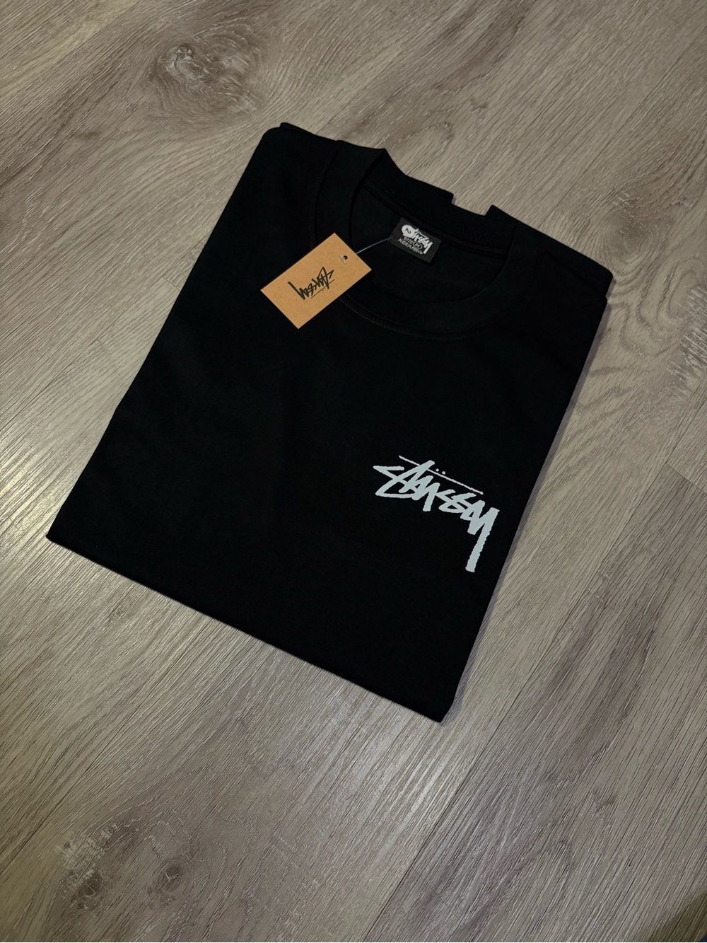 Men's Black Logo Crew Neck T-Shirt